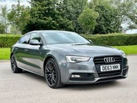 USED 2014 63 AUDI A5 2.0 SPORTBACK TDI BLACK EDITION S/S 5d 148 BHP BLACK EDITION UPGRADED ALLOYS