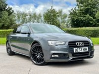 USED 2014 63 AUDI A5 2.0 SPORTBACK TDI BLACK EDITION S/S 5d 148 BHP BLACK EDITION UPGRADED ALLOYS