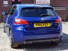 USED 2015 15 PEUGEOT 308 2.0 BLUE HDI S/S GT LINE 5d 150 BHP SERVICED IN MAY 2023!