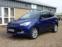 USED 2016 66 FORD KUGA 2.0 TITANIUM TDCI 5d 148 BHP www.suffolkcarcentre.co.uk - Located at Reydon