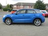 USED 2019 69 AUDI Q2 1.6 TDI S LINE 5d 114 BHP Finished in ARA BLUE MET with contrasting SPORTS TRIM. This Audi Q2 is designed to give you the feel-good factor of an Audi A3, but with a higher driving position and the extra feeling of security that comes with it. This 1 Owner example has features that include Sat Nav, Power Folding Mirrors, Power rear boot, 18" Alloys, Cruise Control, Park Sensors, DAB, B/Tooth and much more. Dealer serviced at 21856 miles, 50179 miles, 69941 miles and on arrival at 81001 miles.