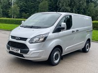 USED 2015 15 FORD TRANSIT CUSTOM 2.2 270 LR P/V 99 BHP ** NO VAT **  LOW MILES