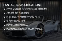 USED 2016 16 FERRARI 488 3.9 SPIDER 2d 660 BHP FULL PPF, FRONT LIFT, REVERSE CAMERA, CARBON FRONT SPOILER, CARBON UNDER-DOOR, CARBON DRIVER ZONE AND DASH INSERTS, JBL HI-FI!!