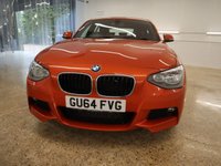USED 2014 64 BMW 1 SERIES 2.0 120D M SPORT 5d 181 BHP WOW LOOK AT THE EXTRAS ON THIS GREAT LOOKING 1 SERIES BMW IN VALENCIA ORAGNE