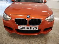 USED 2014 64 BMW 1 SERIES 2.0 120D M SPORT 5d 181 BHP WOW LOOK AT THE EXTRAS ON THIS GREAT LOOKING 1 SERIES BMW IN VALENCIA ORAGNE