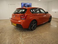 USED 2014 64 BMW 1 SERIES 2.0 120D M SPORT 5d 181 BHP WOW LOOK AT THE EXTRAS ON THIS GREAT LOOKING 1 SERIES BMW IN VALENCIA ORAGNE