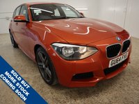 USED 2014 64 BMW 1 SERIES 2.0 120D M SPORT 5d 181 BHP WOW LOOK AT THE EXTRAS ON THIS GREAT LOOKING 1 SERIES BMW IN VALENCIA ORAGNE