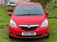 USED 2012 12 VAUXHALL MERIVA 1.4 EXCLUSIV A/C 5d 99 BHP 