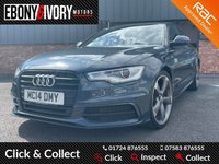 USED 2014 14 AUDI A6 2.0 TDI ULTRA BLACK EDITION 4d 188 BHP FULL SERVICE HISTORY, ONLY 1 KEEPER TOTAL, 2 KEYS.