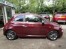 USED 2017 17 FIAT 500 1.2 S (SPORT) 3d 69 BHP NEW SHAPE Low Mileage, Full Service History + Just Serviced, MOT until August 2024, Great fuel economy!