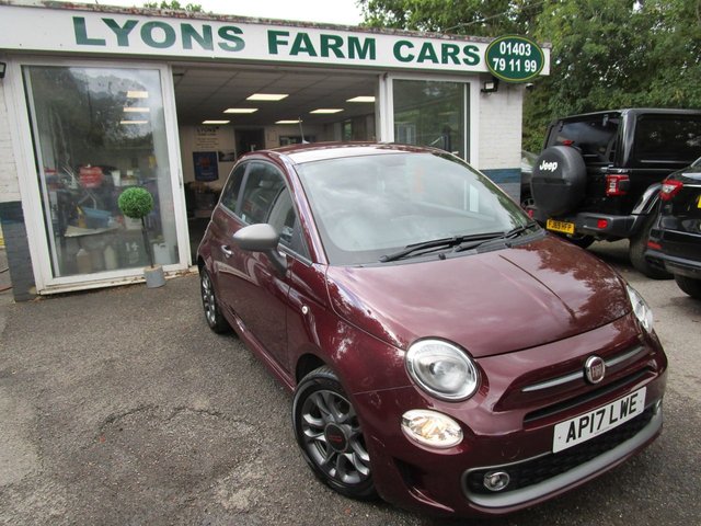 2017 17 Fiat 500 1.2 S (SPORT) 3d 69 BHP NEW SHAPE