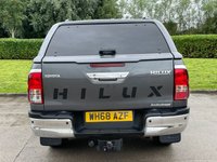 USED 2018 68 TOYOTA HI-LUX 2.4 INVINCIBLE X 4WD D-4D DCB 4d 147 BHP ** NO VAT * CANOPY + SAT NAV