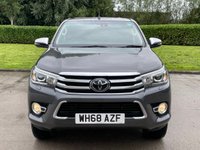 USED 2018 68 TOYOTA HI-LUX 2.4 INVINCIBLE X 4WD D-4D DCB 4d 147 BHP ** NO VAT * CANOPY + SAT NAV