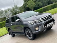 USED 2018 68 TOYOTA HI-LUX 2.4 INVINCIBLE X 4WD D-4D DCB 4d 147 BHP ** NO VAT * CANOPY + SAT NAV