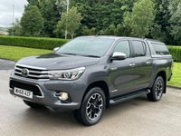 USED 2018 68 TOYOTA HI-LUX 2.4 INVINCIBLE X 4WD D-4D DCB 4d 147 BHP ** NO VAT * CANOPY + SAT NAV