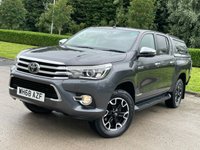 USED 2018 68 TOYOTA HI-LUX 2.4 INVINCIBLE X 4WD D-4D DCB 4d 147 BHP ** NO VAT * CANOPY + SAT NAV