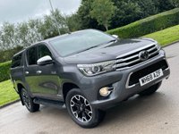 USED 2018 68 TOYOTA HI-LUX 2.4 INVINCIBLE X 4WD D-4D DCB 4d 147 BHP ** NO VAT * CANOPY + SAT NAV