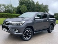 USED 2018 68 TOYOTA HI-LUX 2.4 INVINCIBLE X 4WD D-4D DCB 4d 147 BHP ** NO VAT * CANOPY + SAT NAV