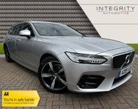 USED 2019 19 VOLVO V90 2.0 D4 R-DESIGN 5d 188 BHP SAT NAV - APPLE CAR PLAY - FRONT AND REAR PARKING SENSORS - POWER TAILGATE - HEATED FRONT SEATS - ADAPTIVE CRUISE CONTROL WITH PILOT ASSIST - ENGINE REMOTE START WITH TEMPRATURE PRE CONDITIONING - LED HEADLAMPS