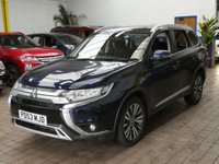 USED 2019 69 MITSUBISHI OUTLANDER 2.0 DESIGN 5d 148 BHP 7 SEATS APP BASED SAT NAV ANDROID APPLE CARPLAY HEATED SEATS REAR VIEW CAMERA CRUISE CONTROL MITSUBISHI WARRANY TILL SEPT 2024