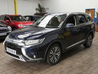 USED 2019 69 MITSUBISHI OUTLANDER 2.0 DESIGN 5d 148 BHP 7 SEATS APP BASED SAT NAV ANDROID APPLE CARPLAY HEATED SEATS REAR VIEW CAMERA CRUISE CONTROL MITSUBISHI WARRANY TILL SEPT 2024