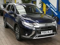 USED 2019 69 MITSUBISHI OUTLANDER 2.0 DESIGN 5d 148 BHP 7 SEATS APP BASED SAT NAV ANDROID APPLE CARPLAY HEATED SEATS REAR VIEW CAMERA CRUISE CONTROL MITSUBISHI WARRANY TILL SEPT 2024