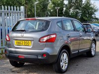 USED 2012 62 NISSAN QASHQAI 1.5 ACENTA DCI  5d 110 BHP CRUISE CONTROL +  REVERSING CAMERA +  BLUETOOTH +  SAT NAV +  DUAL CLIMATE CONTROL +  17" ALLOYS +