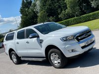 USED 2017 17 FORD RANGER 2.2 LIMITED 4X4 DCB TDCI 4d 148 BHP ** NO VAT ** FULL LEATHER + SATNAV