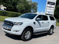 USED 2017 17 FORD RANGER 2.2 LIMITED 4X4 DCB TDCI 4d 148 BHP ** NO VAT ** FULL LEATHER + SATNAV