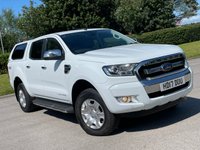USED 2017 17 FORD RANGER 2.2 LIMITED 4X4 DCB TDCI 4d 148 BHP ** NO VAT ** FULL LEATHER + SATNAV