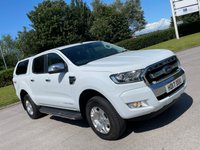 USED 2017 17 FORD RANGER 2.2 LIMITED 4X4 DCB TDCI 4d 148 BHP ** NO VAT ** FULL LEATHER + SATNAV