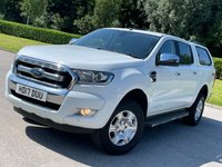 USED 2017 17 FORD RANGER 2.2 LIMITED 4X4 DCB TDCI 4d 148 BHP ** NO VAT ** FULL LEATHER + SATNAV