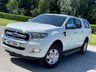 USED 2017 17 FORD RANGER 2.2 LIMITED 4X4 DCB TDCI 4d 148 BHP ** NO VAT ** FULL LEATHER + SATNAV