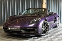 USED 2022 72 PORSCHE 718 4.0 BOXSTER GTS PDK 2d 395 BHP VIOLA METALLIC PAINT, PDK, GTS INTERIOR WITH CRAYON STITCHING, BOSE STEREO, SPORTS CHRONO, HEATED SEATS, HEATED STEERING WHEEL, APPLE CARPLAY, REVERSE CAMERA