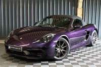 USED 2022 72 PORSCHE 718 4.0 BOXSTER GTS PDK 2d 395 BHP VIOLA METALLIC PAINT, PDK, GTS INTERIOR WITH CRAYON STITCHING, BOSE STEREO, SPORTS CHRONO, HEATED SEATS, HEATED STEERING WHEEL, APPLE CARPLAY, REVERSE CAMERA