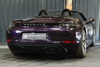 USED 2022 72 PORSCHE 718 4.0 BOXSTER GTS PDK 2d 395 BHP VIOLA METALLIC PAINT, PDK, GTS INTERIOR WITH CRAYON STITCHING, BOSE STEREO, SPORTS CHRONO, HEATED SEATS, HEATED STEERING WHEEL, APPLE CARPLAY, REVERSE CAMERA