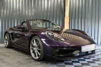 USED 2022 72 PORSCHE 718 4.0 BOXSTER GTS PDK 2d 395 BHP VIOLA METALLIC PAINT, PDK, GTS INTERIOR WITH CRAYON STITCHING, BOSE STEREO, SPORTS CHRONO, HEATED SEATS, HEATED STEERING WHEEL, APPLE CARPLAY, REVERSE CAMERA
