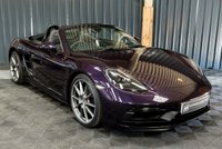 USED 2022 72 PORSCHE 718 4.0 BOXSTER GTS PDK 2d 395 BHP VIOLA METALLIC PAINT, PDK, GTS INTERIOR WITH CRAYON STITCHING, BOSE STEREO, SPORTS CHRONO, HEATED SEATS, HEATED STEERING WHEEL, APPLE CARPLAY, REVERSE CAMERA