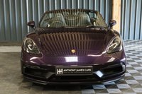 USED 2022 72 PORSCHE 718 4.0 BOXSTER GTS PDK 2d 395 BHP VIOLA METALLIC PAINT, PDK, GTS INTERIOR WITH CRAYON STITCHING, BOSE STEREO, SPORTS CHRONO, HEATED SEATS, HEATED STEERING WHEEL, APPLE CARPLAY, REVERSE CAMERA