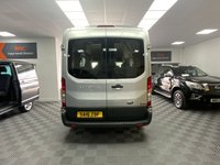 USED 2016 16 FORD TRANSIT 2.2 350 BUS 8 SEAT MINIBUS SHUTTLE FSH EURO 6 124 BHP FACTORY 8 SEAT SHUTTLE BUS FULL SERVICE HISTORY