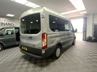 USED 2016 16 FORD TRANSIT 2.2 350 BUS 8 SEAT MINIBUS SHUTTLE FSH EURO 6 124 BHP FACTORY 8 SEAT SHUTTLE BUS FULL SERVICE HISTORY