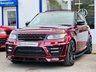 USED 2016 66 LAND ROVER RANGE ROVER SPORT 4.4 SDV8 AUTOBIOGRAPHY DYNAMIC LUMMA KIT BLACK PACK SLIDING PAN ROOF SAT NAV CAMERA STEPS LED DAYLIGHTS HEATING & COOLING SEATS~TV~ULEZ