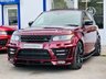 USED 2016 66 LAND ROVER RANGE ROVER SPORT 4.4 SDV8 AUTOBIOGRAPHY DYNAMIC LUMMA KIT BLACK PACK SLIDING PAN ROOF SAT NAV CAMERA STEPS LED DAYLIGHTS HEATING & COOLING SEATS~TV~ULEZ