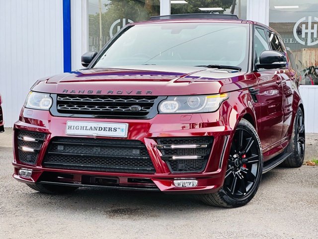 2016 66 Land Rover Range Rover Sport 4.4 SDV8 AUTOBIOGRAPHY DYNAMIC LUMMA KIT BLACK PACK SLIDING PAN ROOF SAT NAV CAMERA STEPS LED DAYLIGHTS