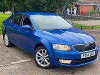 USED 2014 14 SKODA OCTAVIA 1.6 ELEGANCE TDI CR 5d 104 BHP * SATNAV *      VERY LOW MILES  *  ONE OWNER