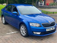 USED 2014 14 SKODA OCTAVIA 1.6 ELEGANCE TDI CR 5d 104 BHP * SATNAV *      VERY LOW MILES  *  ONE OWNER