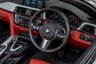USED 2020 20 BMW 4 SERIES 2.0 420D M SPORT 2d 188 BHP BLACK / RED LEATHER / HUGE SPEC +++