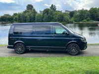 USED 2018 18 VOLKSWAGEN TRANSPORTER 4 BERTH LUXURY CAMPERVAN LONG WHEEL BASE DSG AUTO WITH REAR TAILGATE -2.0 T32 TDI P/V HIGHLINE BMT 147 BHP REAR TAILGATE CAMPERKING ST TROPEZ