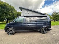 USED 2018 18 VOLKSWAGEN TRANSPORTER 4 BERTH LUXURY CAMPERVAN LONG WHEEL BASE DSG AUTO WITH REAR TAILGATE -2.0 T32 TDI P/V HIGHLINE BMT 147 BHP REAR TAILGATE CAMPERKING ST TROPEZ