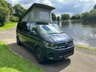USED 2018 18 VOLKSWAGEN TRANSPORTER 4 BERTH LUXURY CAMPERVAN LONG WHEEL BASE DSG AUTO WITH REAR TAILGATE -2.0 T32 TDI P/V HIGHLINE BMT 147 BHP REAR TAILGATE CAMPERKING ST TROPEZ